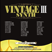 サンプリングCD-ROM「VINTAGE3:SYNTH」